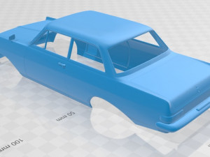 opel rekord 1963 printable body car Modèles 3D en vedette