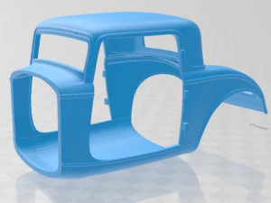 model b de luxe coupe v8 1932 printable car 3D Print Model