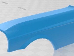 mustang shelby gt500 eleanor 1967 printable car 3D Print Model