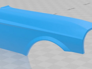 mustang shelby gt500 eleanor 1967 printable car 3D Print Model