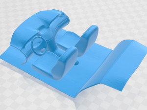 mustang shelby gt500 eleanor 1967 printable car 3D Print Model