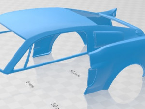 mustang shelby gt500 eleanor 1967 printable car 3D Print Model