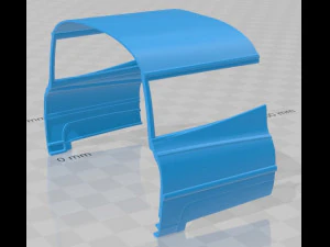 fleetwood 75 miller meteor hearse 1959 printable car 3D Print Model