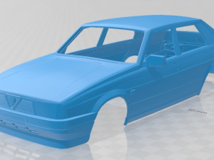 alfa romeo 75 1985 printable body car 3Dプリントモデル