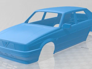 alfa romeo 75 1985 printable body car 3D Baskı Modeli