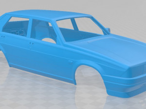 alfa romeo 75 1985 printable body car Modelo de Impressão 3D