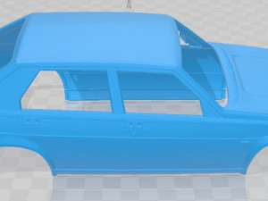 alfa romeo 75 1985 printable body car Modelo de Impressão 3D