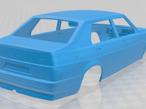 alfa romeo 75 1985 printable body car Modelo de Impressão 3D
