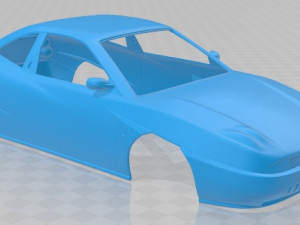 fiat coupe pininfarina 1998 printable body car 3D Baskı Modeli