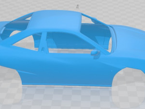 fiat coupe pininfarina 1998 printable body car 3D Baskı Modeli