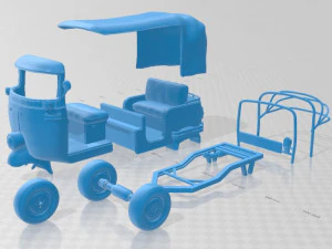 Tuk Tuk zum ausdrucken 3D Druckmodell