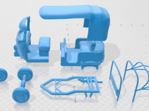 tuk tuk printable 3D Print Model