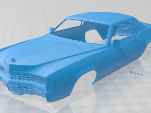 エルドラド フリートウッド 1968 印刷可能なボディ車 3Dプリントモデル