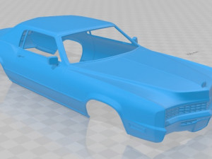 eldorado fleetwood 1968 printable body car 3D Print Model