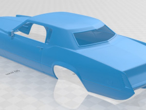 eldorado fleetwood 1968 printable body car 3D Print Model