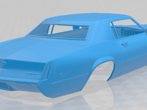 eldorado fleetwood 1968 printable body car 3D Print Model