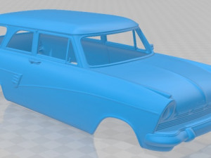 taunus kombi 1957 printable body car Modello di stampa 3D