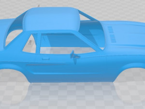 mustang coupe 1974 printable body car 3D Print Model