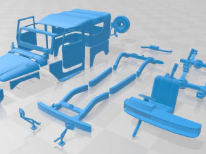 carro para imprimir toyota land cruiser j40 1979 Modelo de Impressão 3D