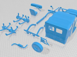 toyota land cruiser j40 1979 printable car 3D Print Model