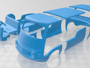 fiat 600 multipla marinella 1958 printable 3D प्रिंट मॉडल