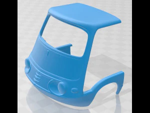 fiat 600 multipla marinella 1958 printable 3D Print Model