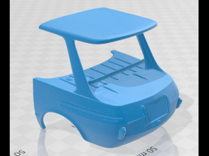fiat 600 multipla marinella 1958 printable 3Dプリントモデル