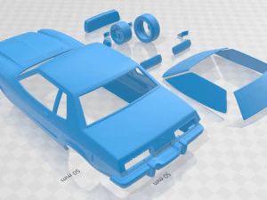 mustang coupe 1974 printable car 3D Print Model