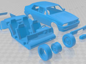 alfa romeo 75 1985 printable car Modèles 3D en vedette