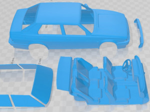 alfa romeo 75 1985 printable car Modèles 3D en vedette
