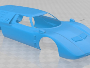 mazda rx-500 1970 printable body car 3D Baskı Modeli