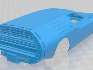 mazda rx-500 1970 printable body car 3D Baskı Modeli