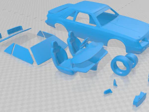 mustang gt group a 1983 printable car 3D Print Model