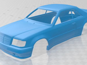 mercedes benz e class amg 1988 printable car 3D printmodel