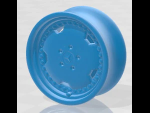 mercedes benz e class amg 1988 printable car 3D Print Model