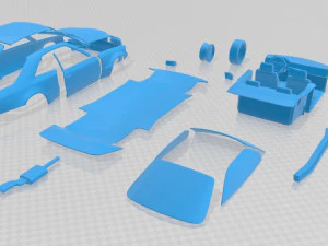 mercedes benz e class amg 1988 printable car 3D Print Model