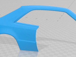 mercedes benz e class amg 1988 printable car Modèles 3D en vedette