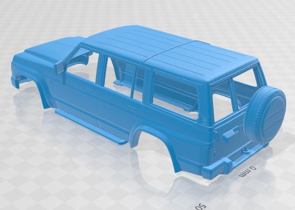 Nissan Patrol 5-door [Y60] 3D Model (1987) - 3DCADBrowser