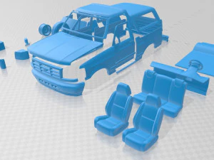 bronko 1992 printable car 3D Print Model