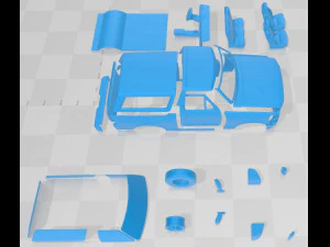 bronko 1992 printable car 3D Print Model