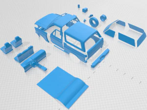 bronko 1992 printable car 3D Print Model