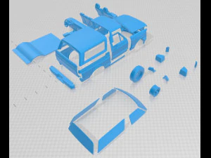 bronko 1992 printable car 3D Print Model