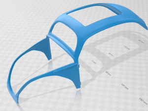volkswagen beetle herbie printable car Modelo de Impressão 3D