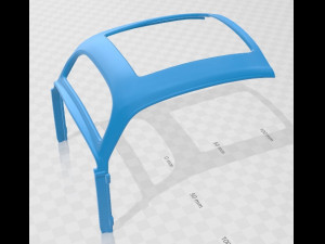 volkswagen beetle herbie printable car Modelo de Impressão 3D