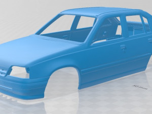 opel kadett 1991 printable car Modèles 3D en vedette
