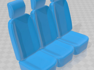 fiat ducato 1981 printable van Modèles 3D en vedette