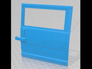 fiat ducato 1981 printable van Modèles 3D en vedette