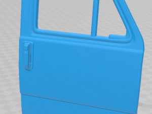 fiat ducato 1981 printable van Modèles 3D en vedette