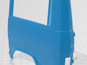 fiat ducato 1981 printable van Modèles 3D en vedette