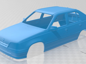 opel kadett 1991 printable body car 3Dプリントモデル